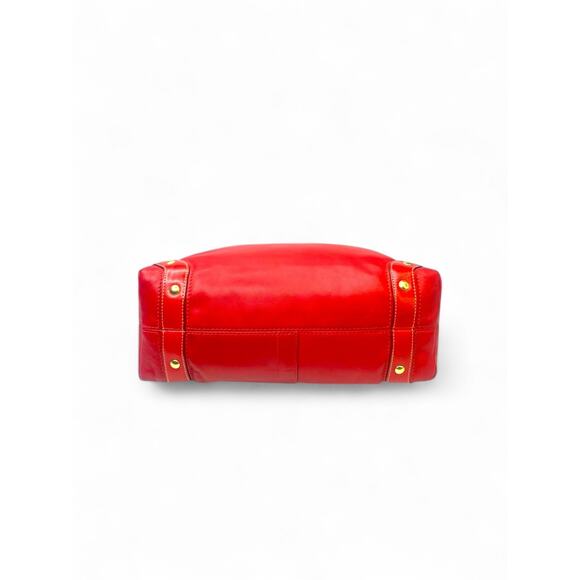 Coach Vintage Y2K Red leather Zoe Hobo Bag - Picture 10 of 12